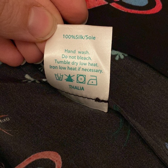 Rixo London Thaila Space Silk Midi Skirt with Thigh Slit Size M Margo Robbie - Picture 7 of 13